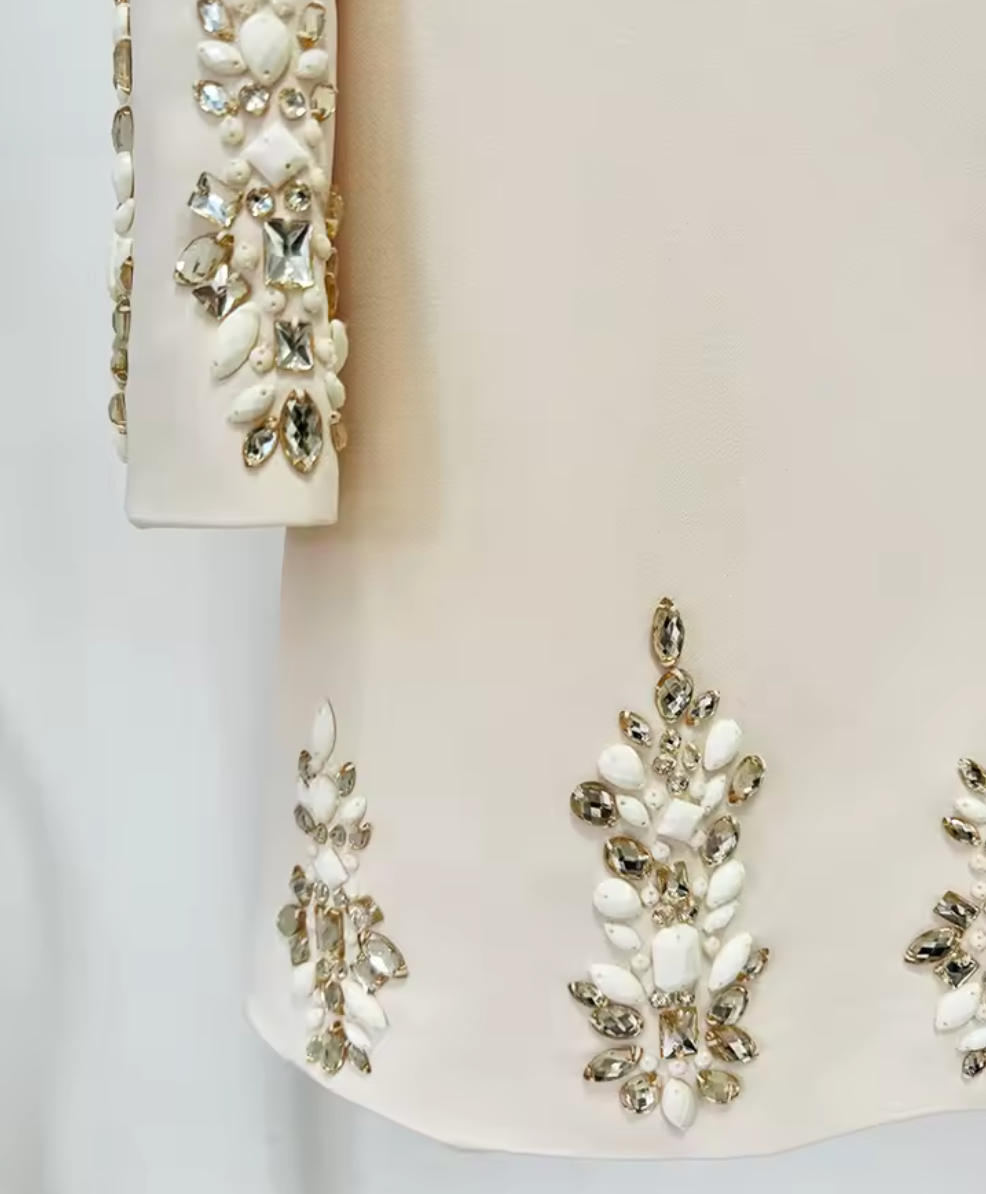 High Street branded ivory mini dress