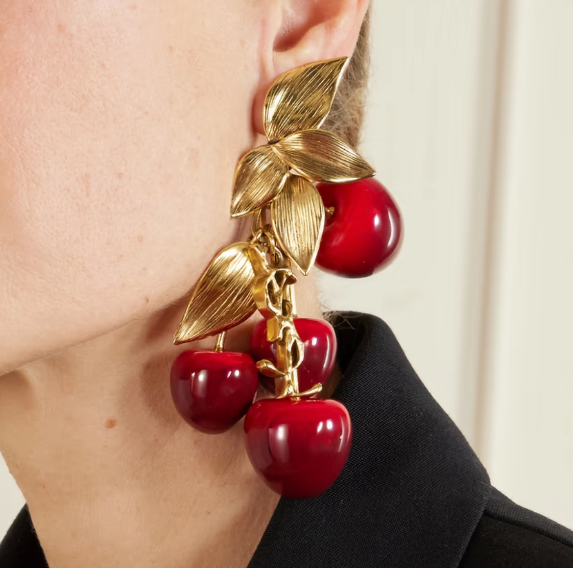 YSL Cherry Earrings