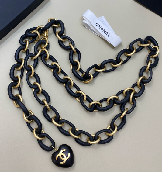 Chanel Vintage Wood Link