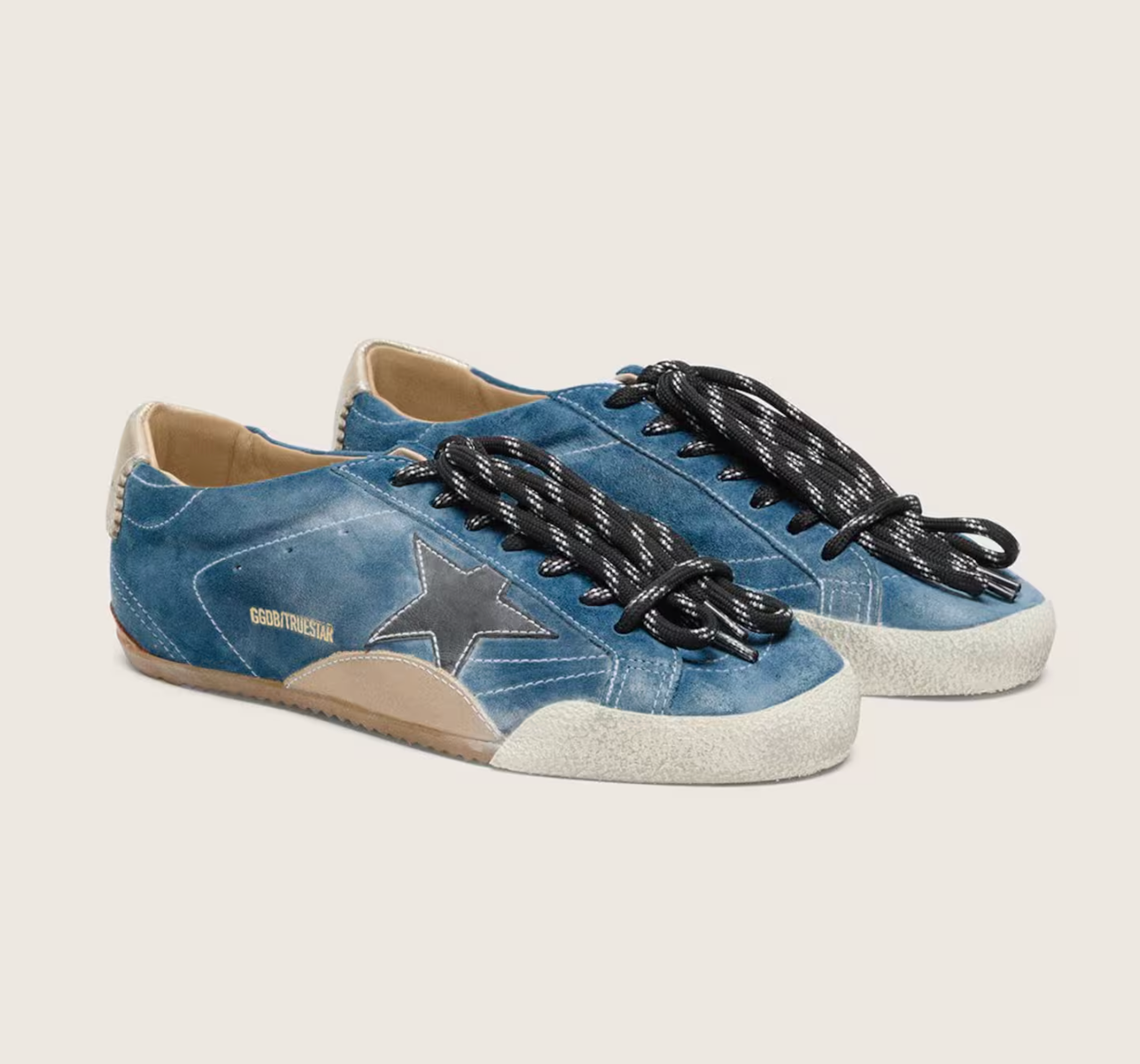 GGDB Women's True-Star sneakers in teal suede