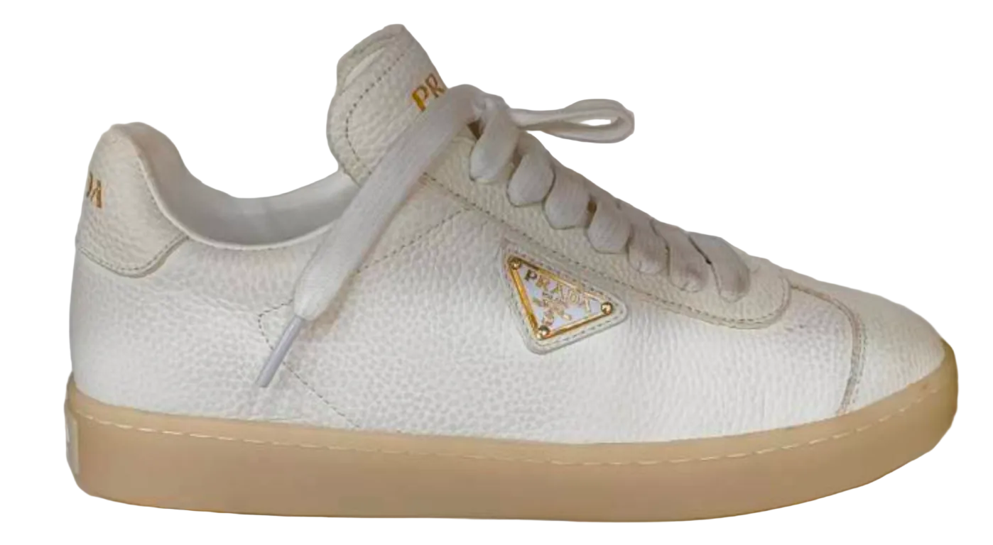 Prada Lane Leather Sneakers