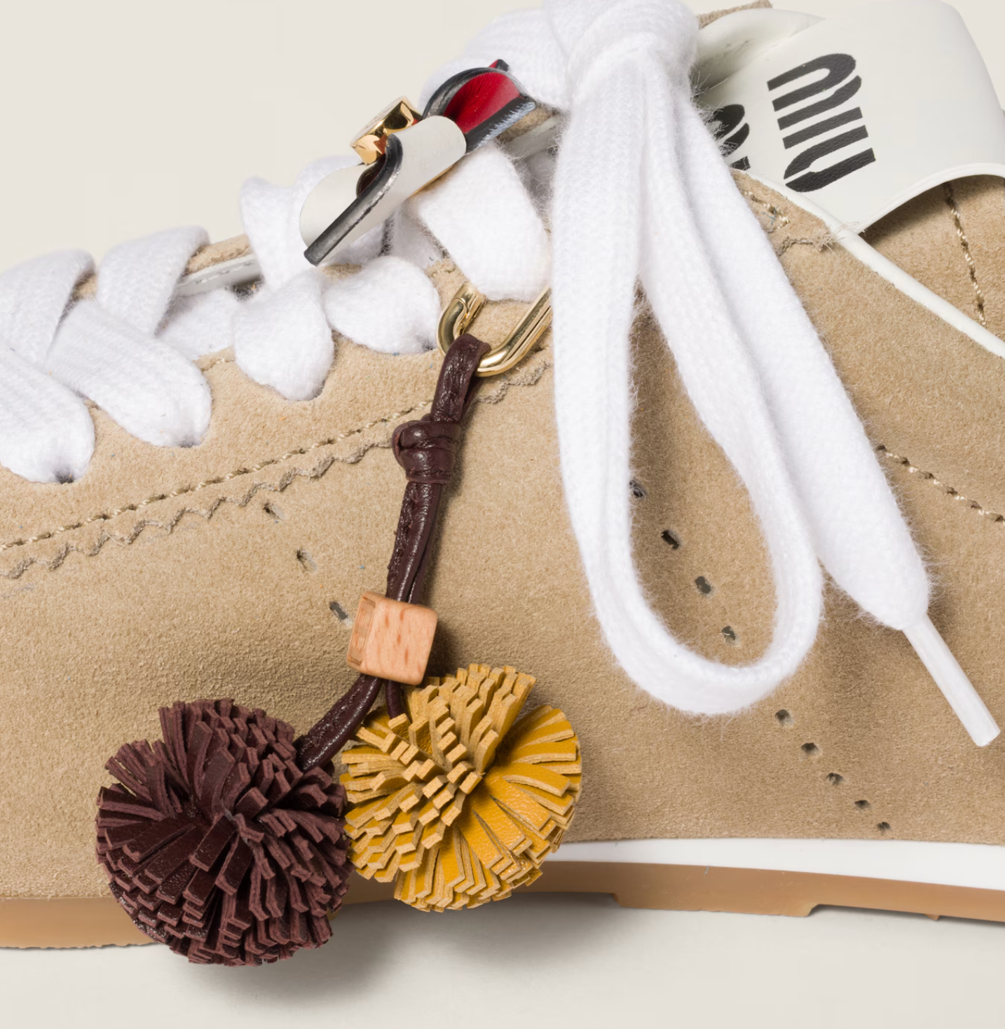 Miu Miu Plume Suede Sneaker