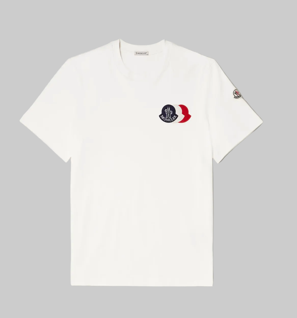 Moncler Triple Logo Badge T-Shirt