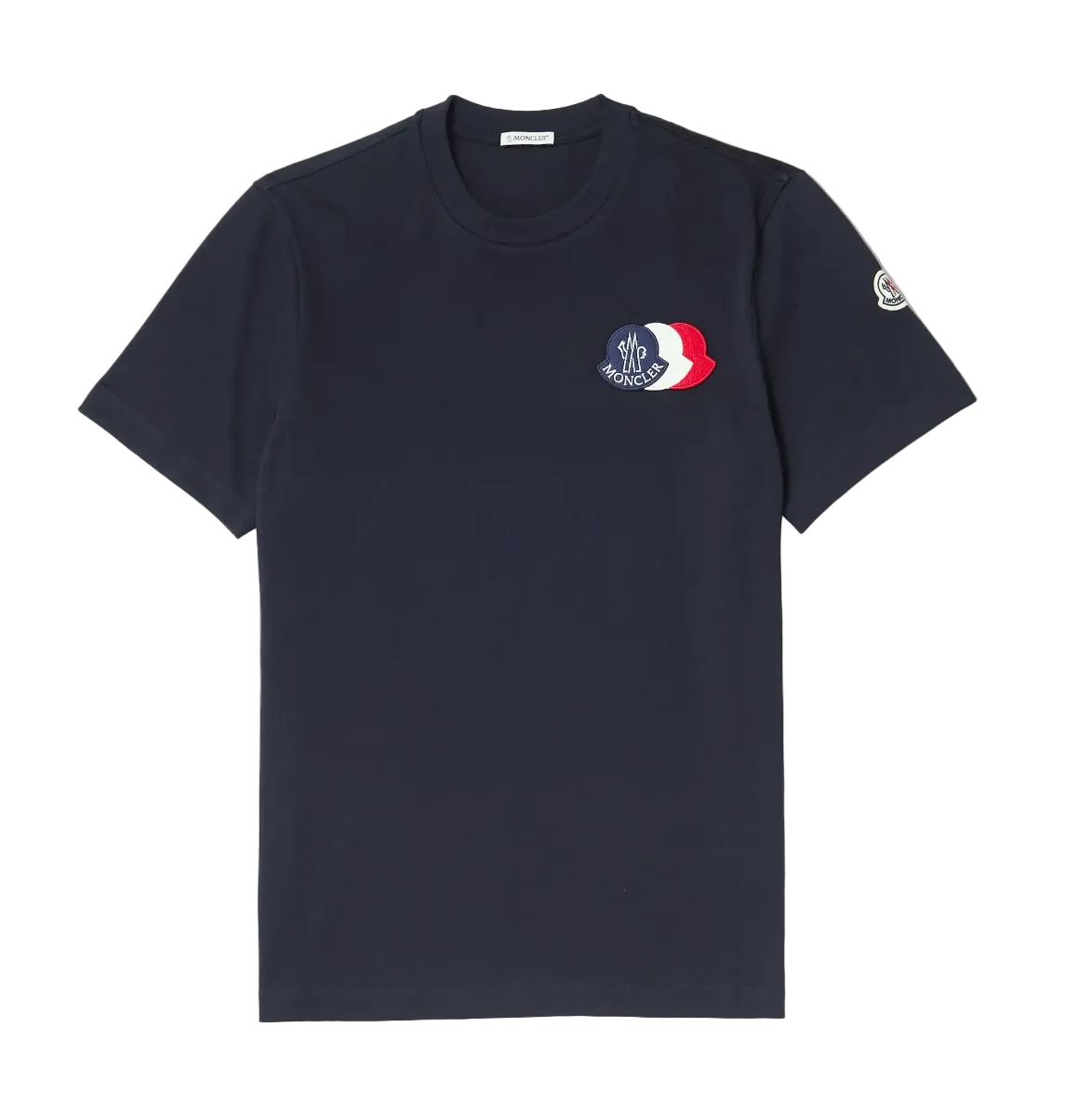 Moncler Triple Logo Badge T-Shirt