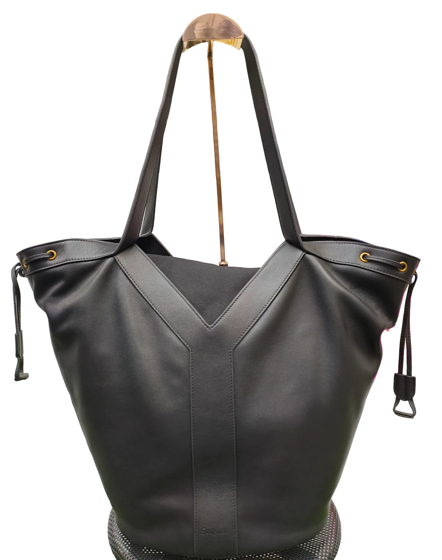 Saint Laurent "Y" Drawstring Tote Bag