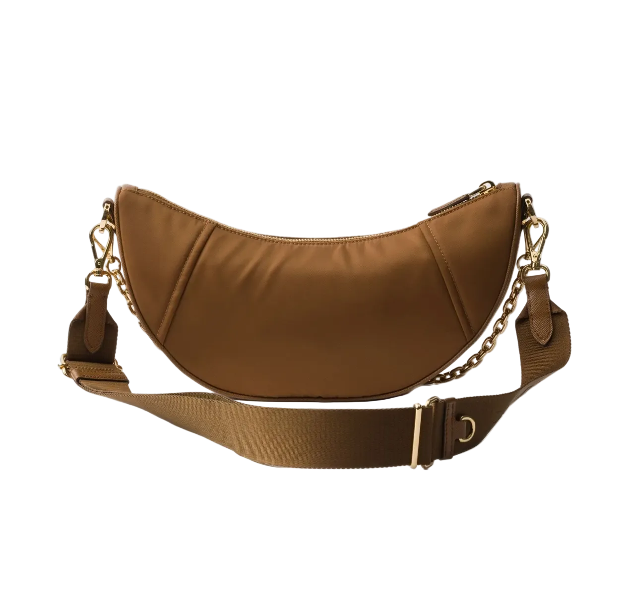 Prada Demi-Lune Re-Nylon Shoulder Bag