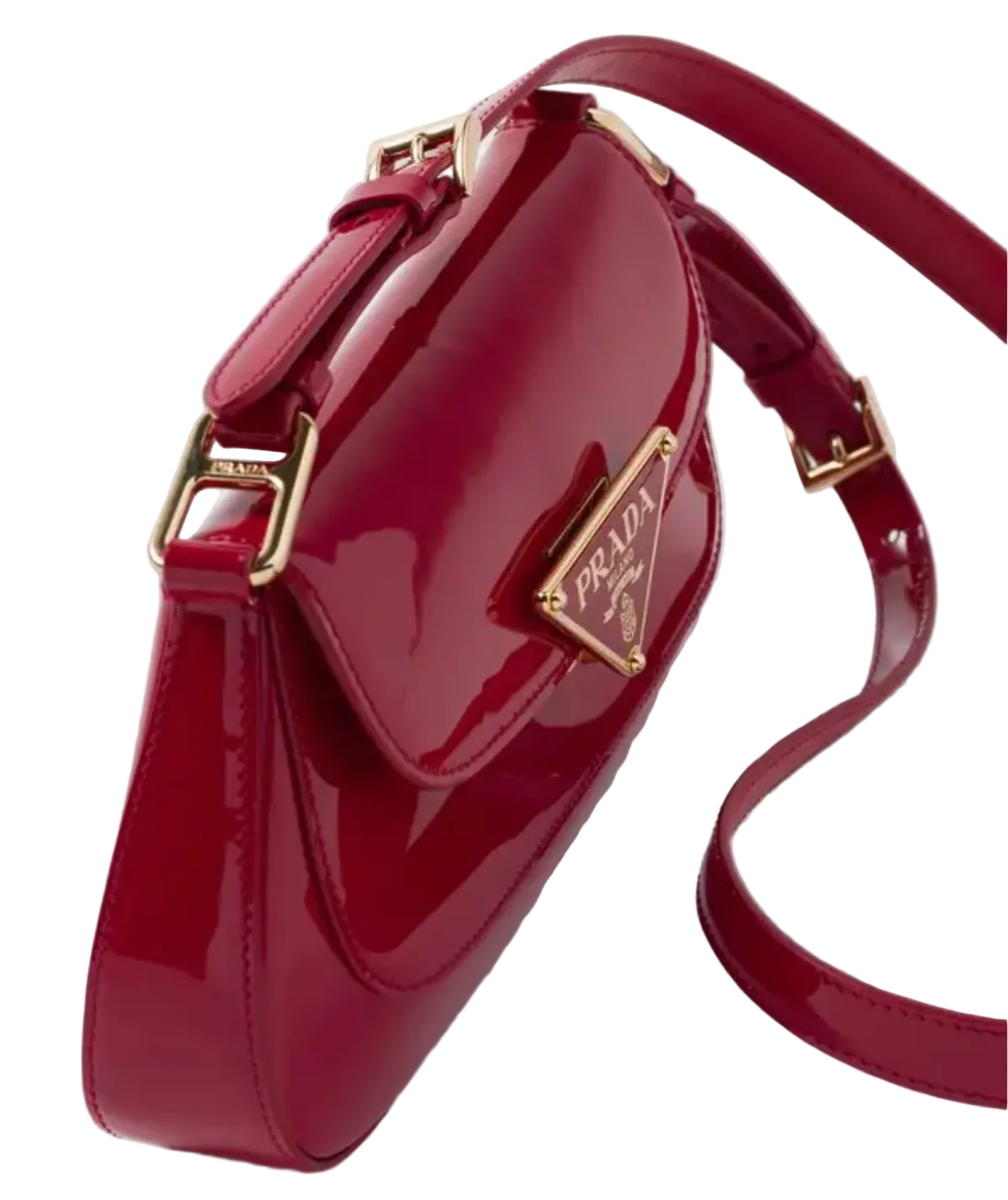 Prada Patent Leather Shoulder Bag