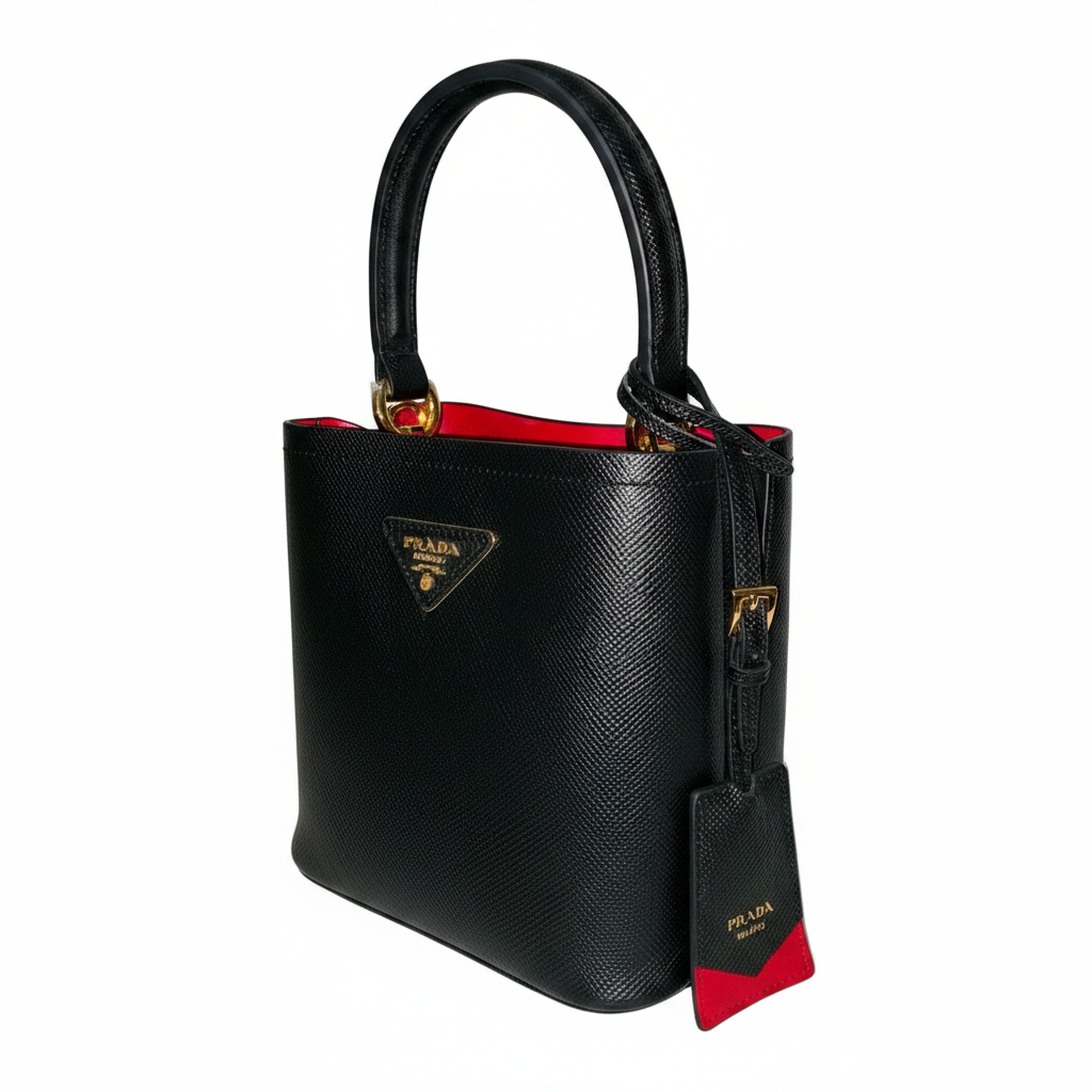 Prada Panier Mini Saffiano Leather Bag