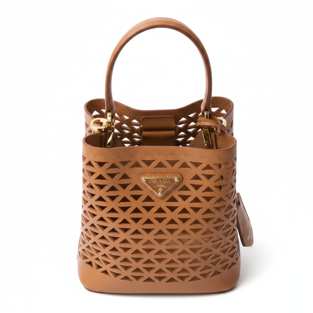 Prada Panier Leather Mini Bag