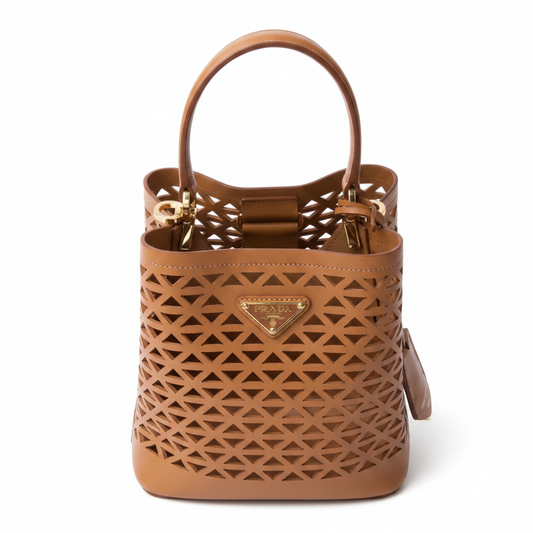 Prada Panier Leather Mini Bag