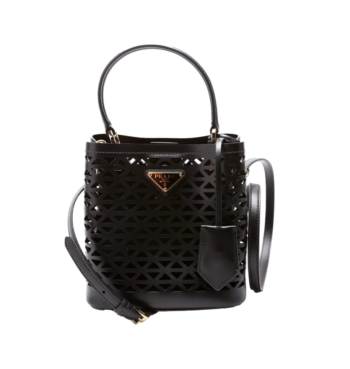 Prada Panier Leather Mini Bag