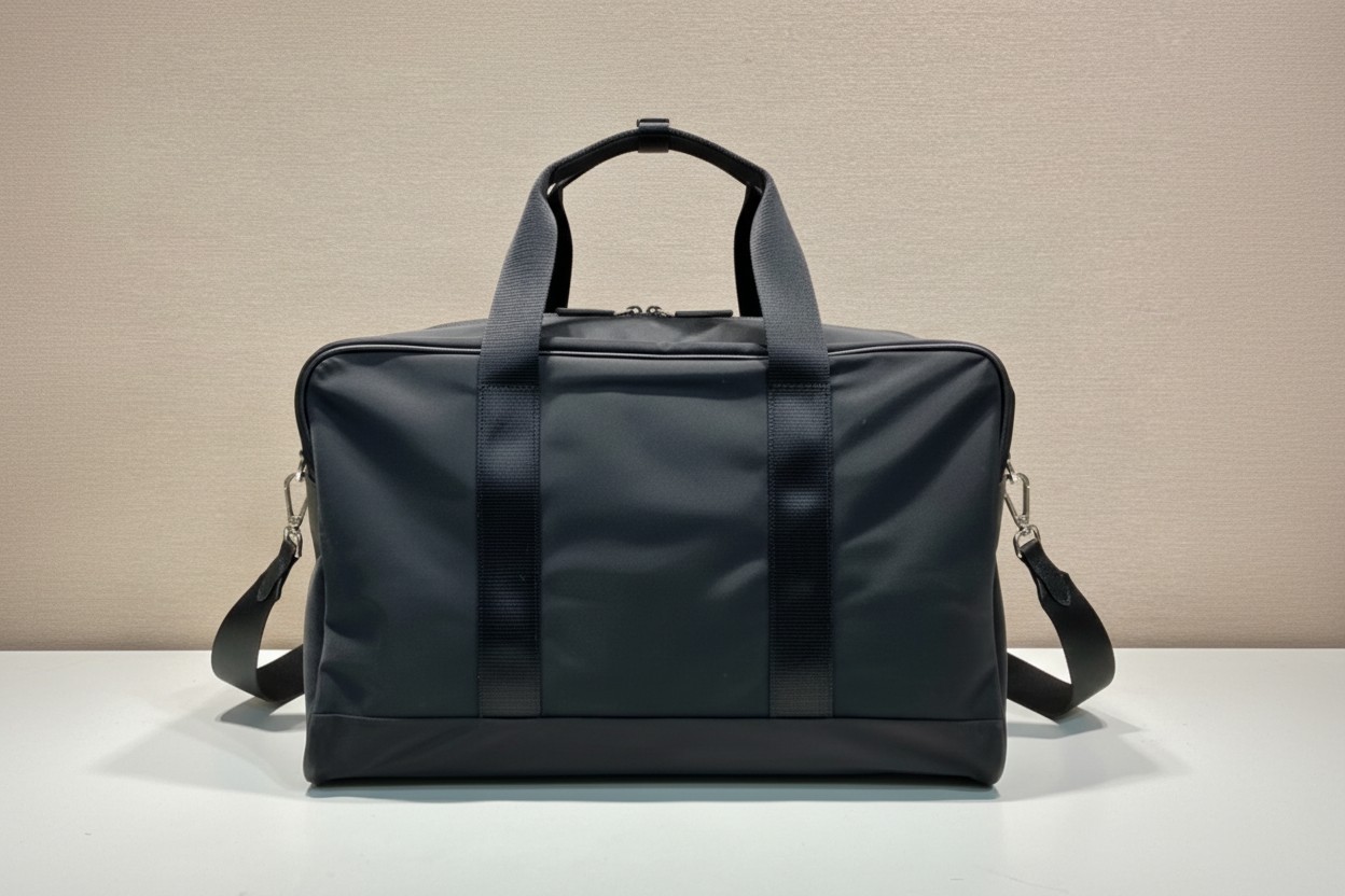 Prada Re-Nylon and Saffiano Leather Duffle Bag