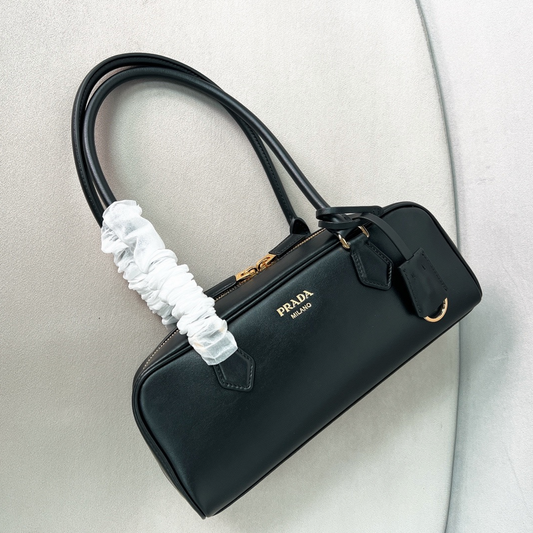 Prada Medium Leather Top-Handle Bag