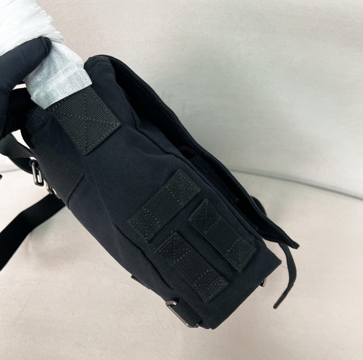 Prada Canvas Shoulder Bag