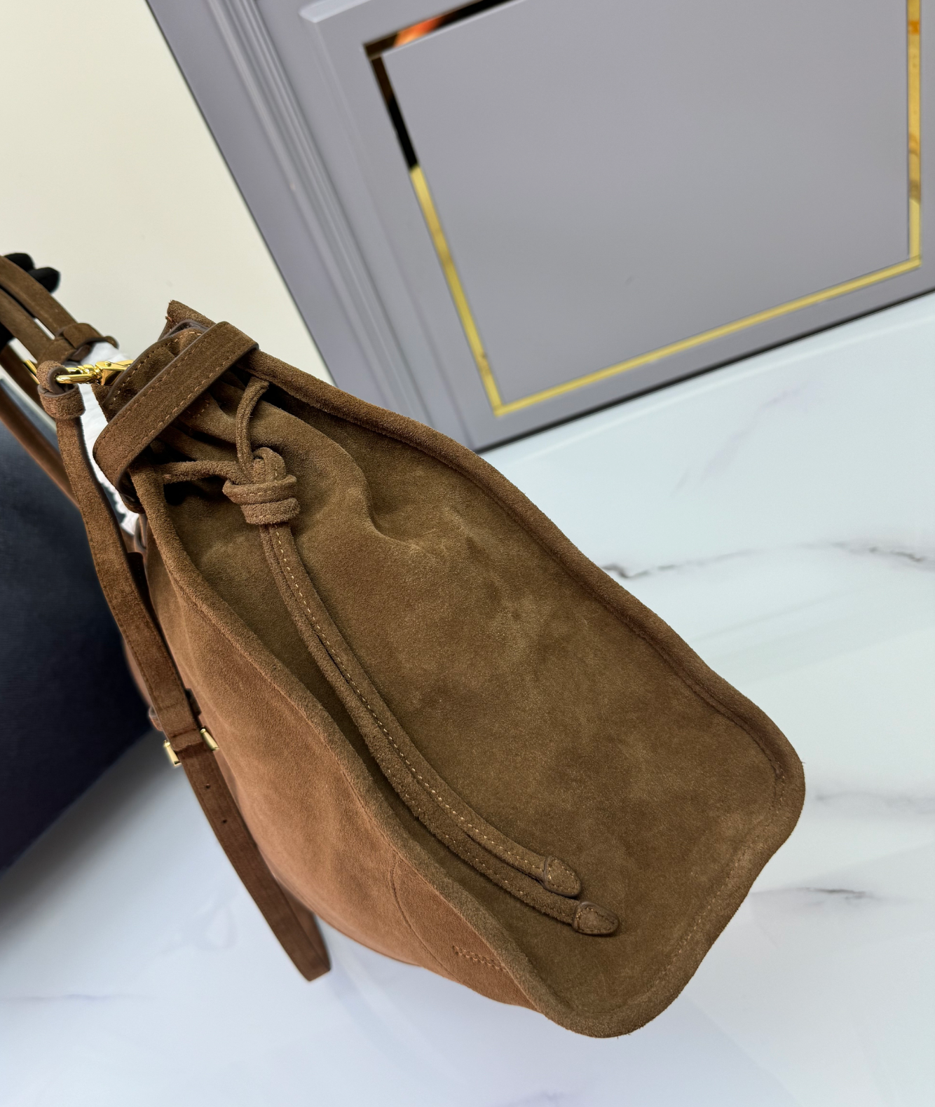 Prada Bonnie large leather handbag