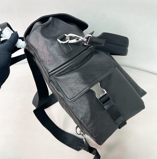 Prada Explore leather backpack