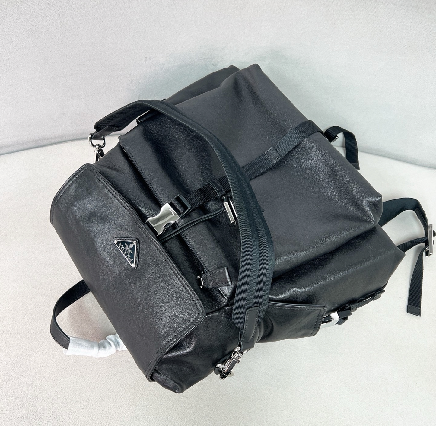 Prada Explore leather backpack
