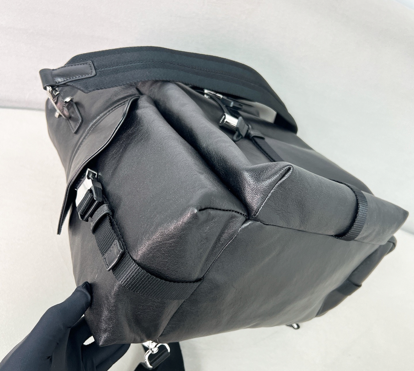 Prada Explore leather backpack