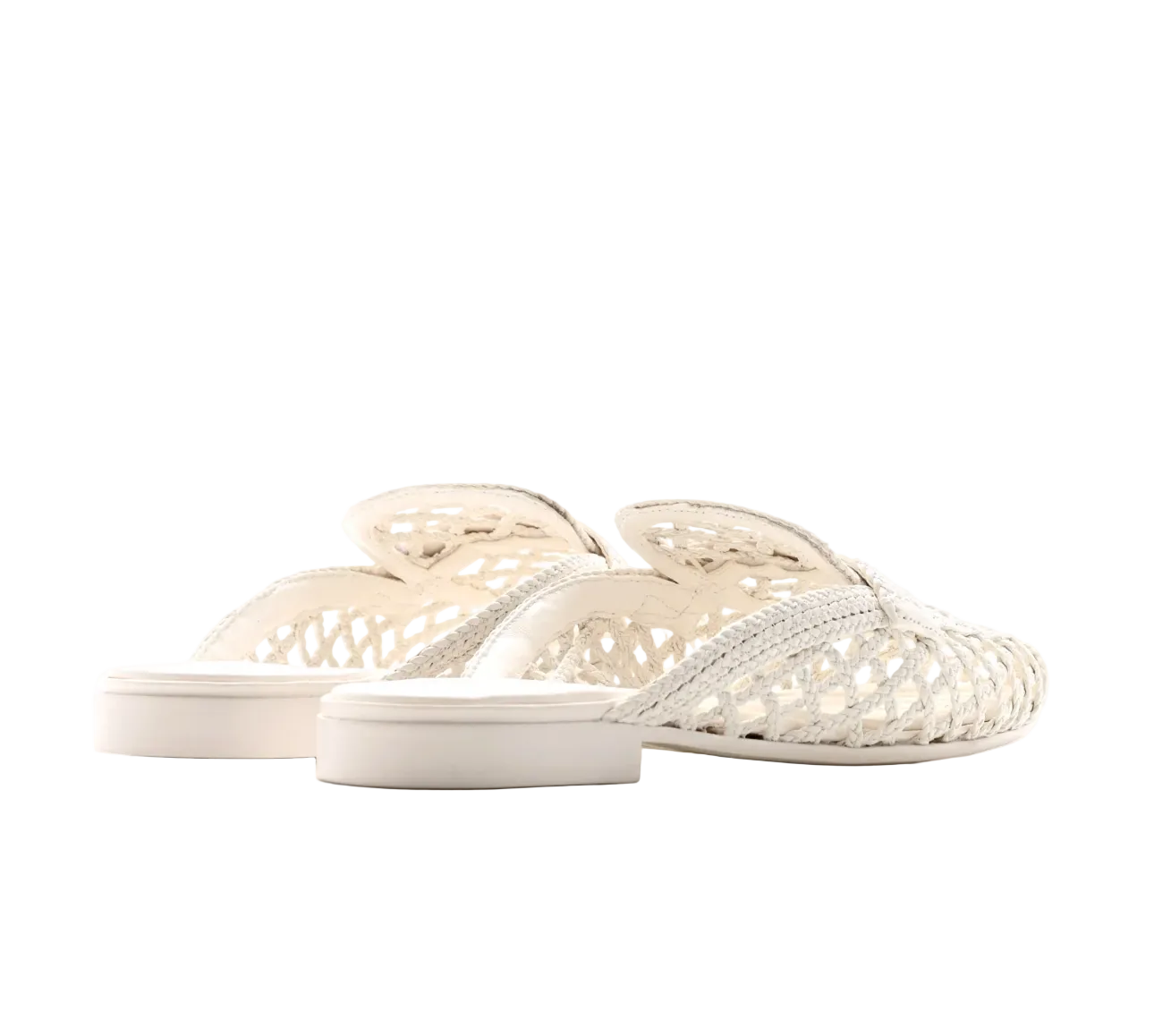 Chanel Braided Lambskin Mule Sandals