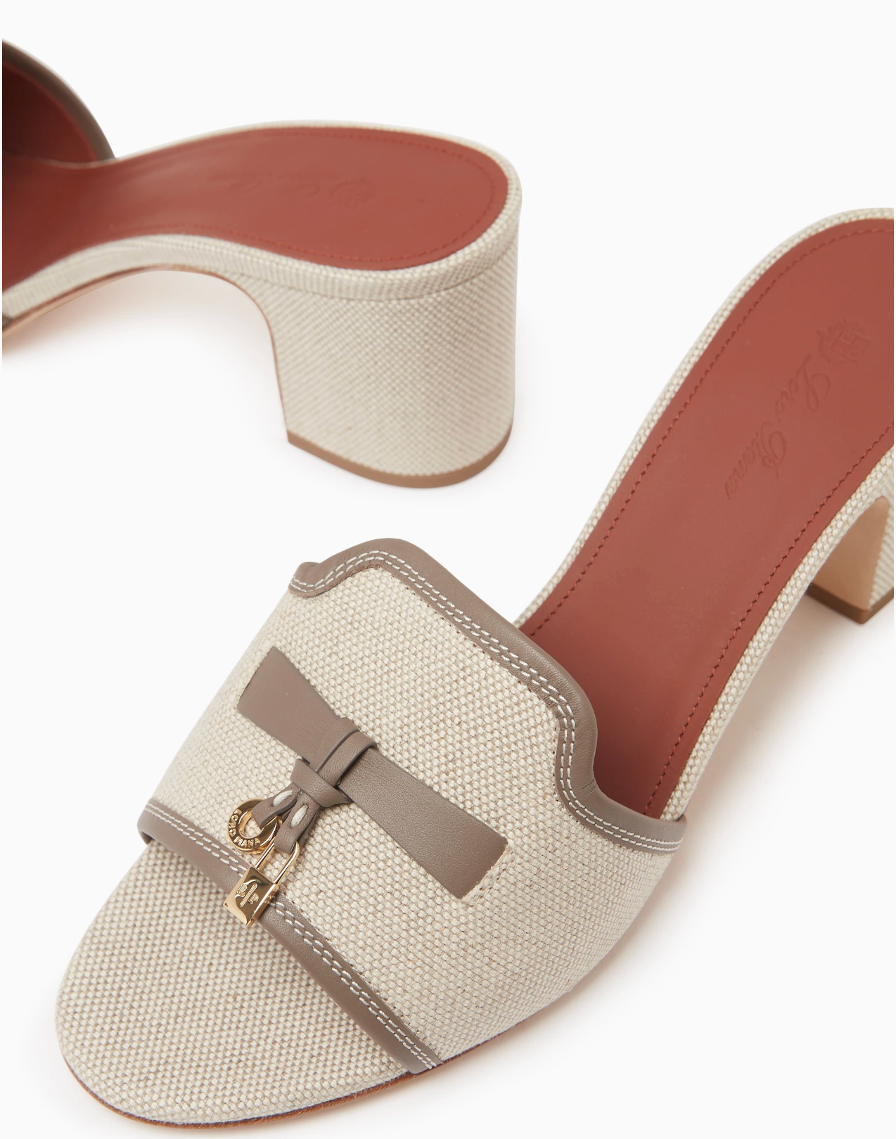 Loro Piana Summer Charms heeled sandals