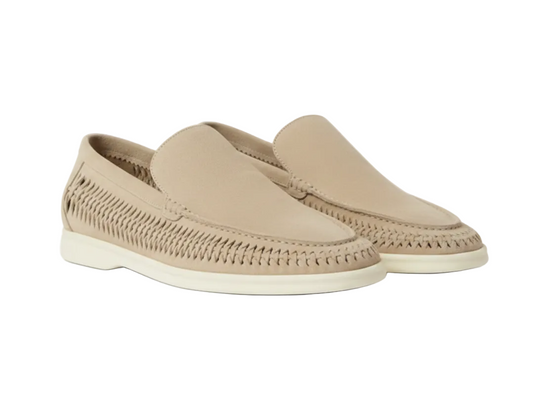 Loro Piana Summer Walk Braided Suede Loafer