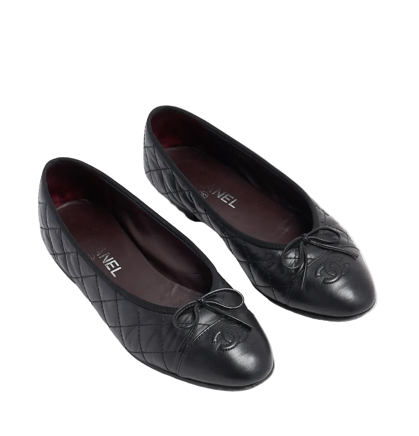 Chanel Ballerina Flats in Beige and Black
