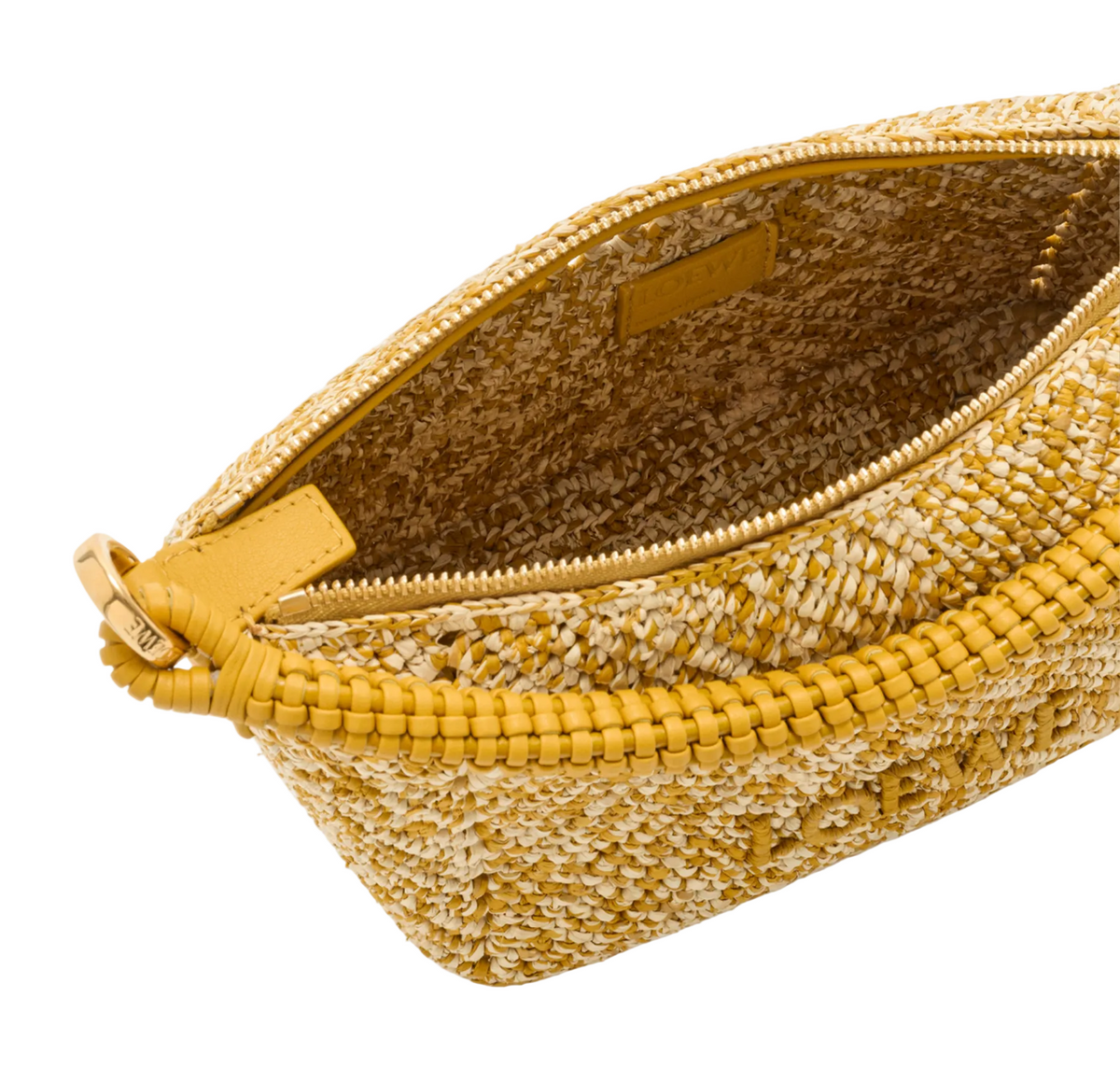 Loewe Cala Mini Bag in Melange Raffia