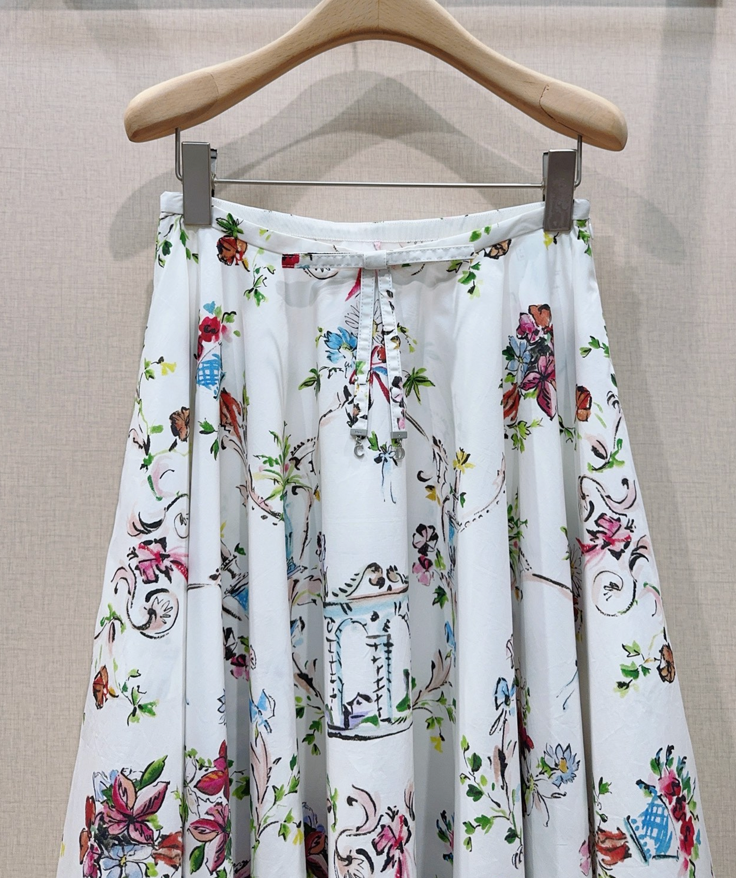 Dior Dioriviera Mid-Length Flared Skirt