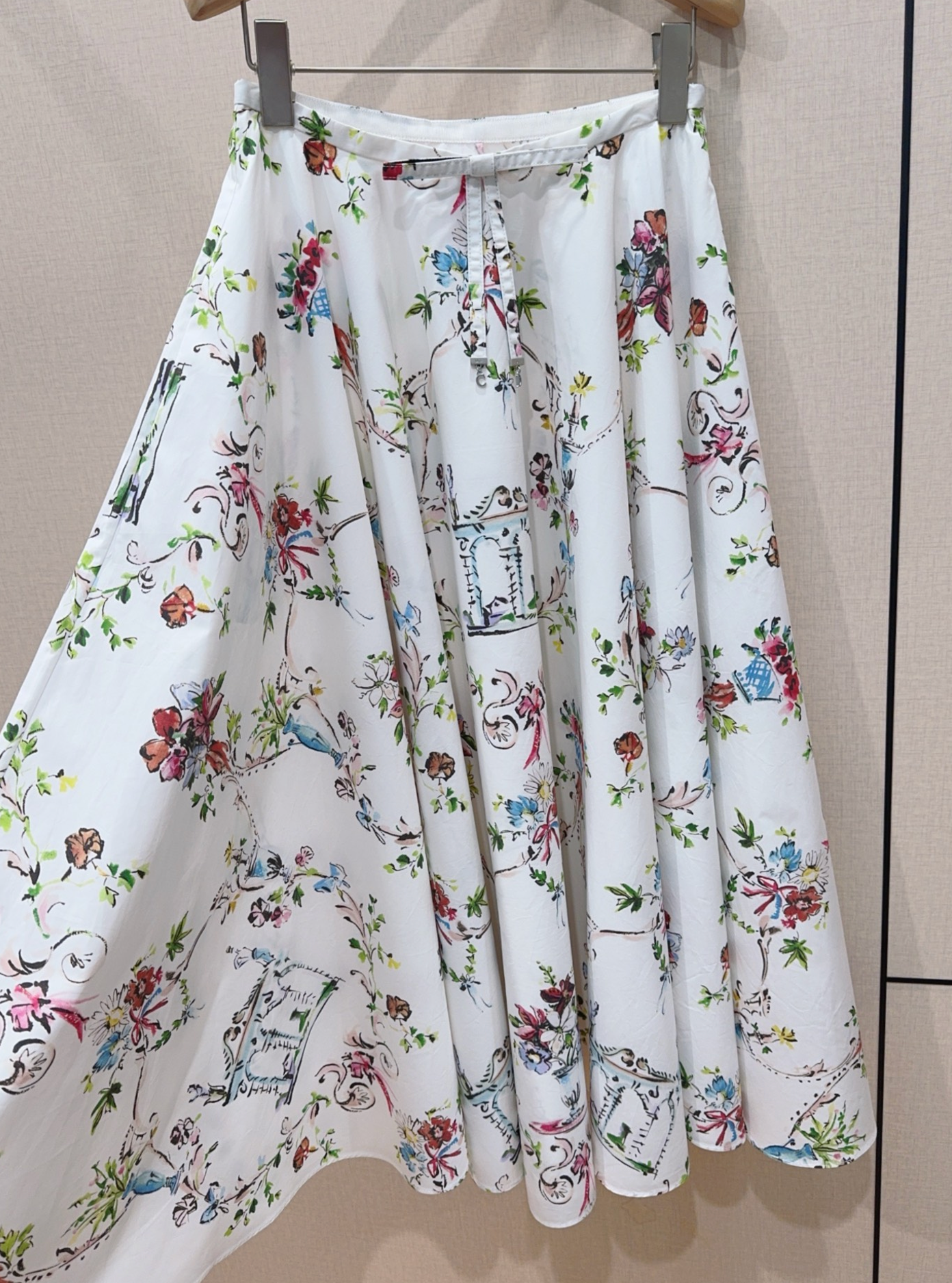 Dior Dioriviera Mid-Length Flared Skirt