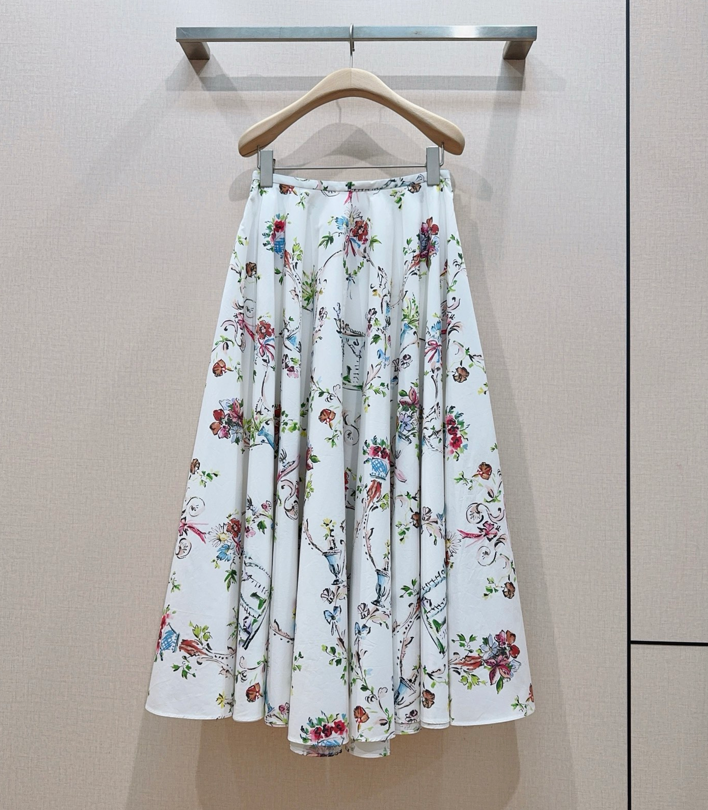 Dior Dioriviera Mid-Length Flared Skirt