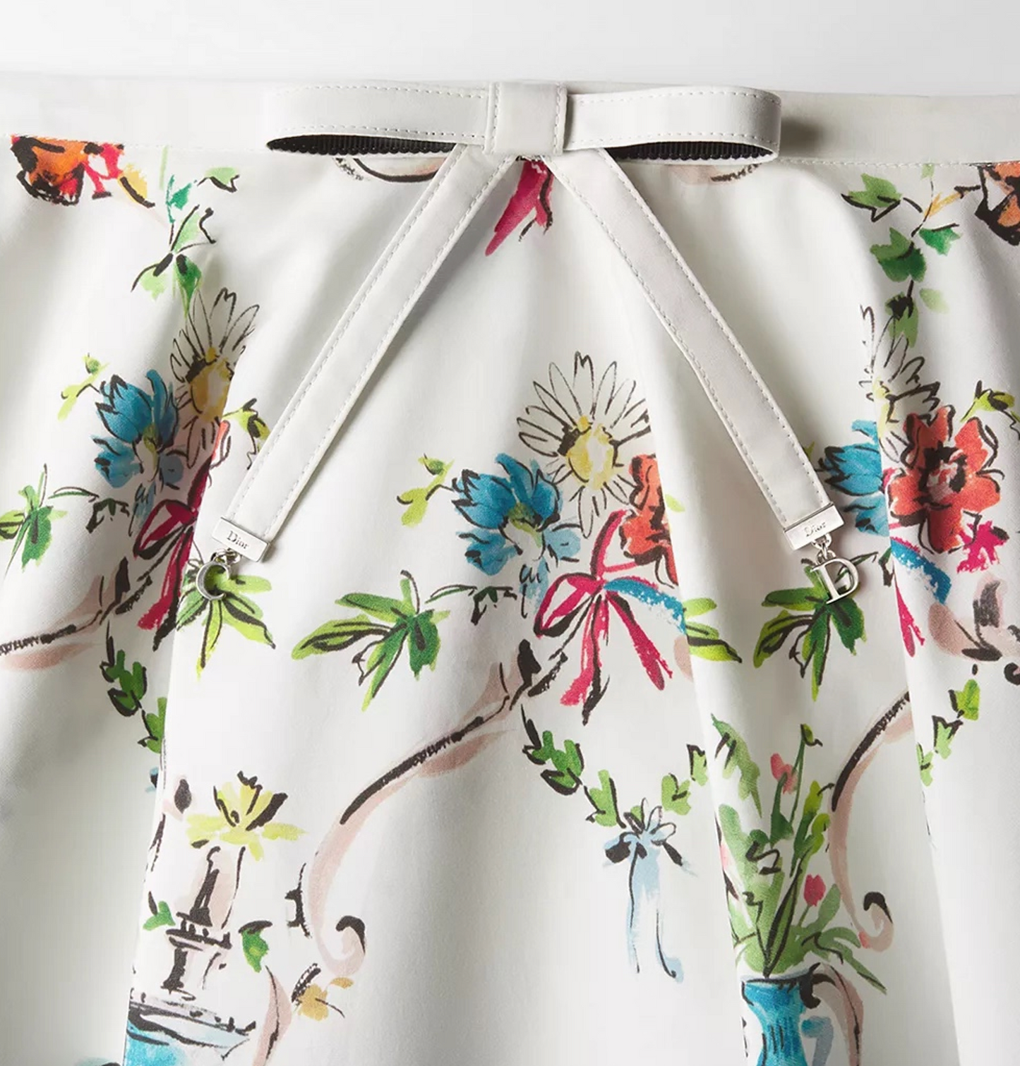 Dior Dioriviera Mid-Length Flared Skirt
