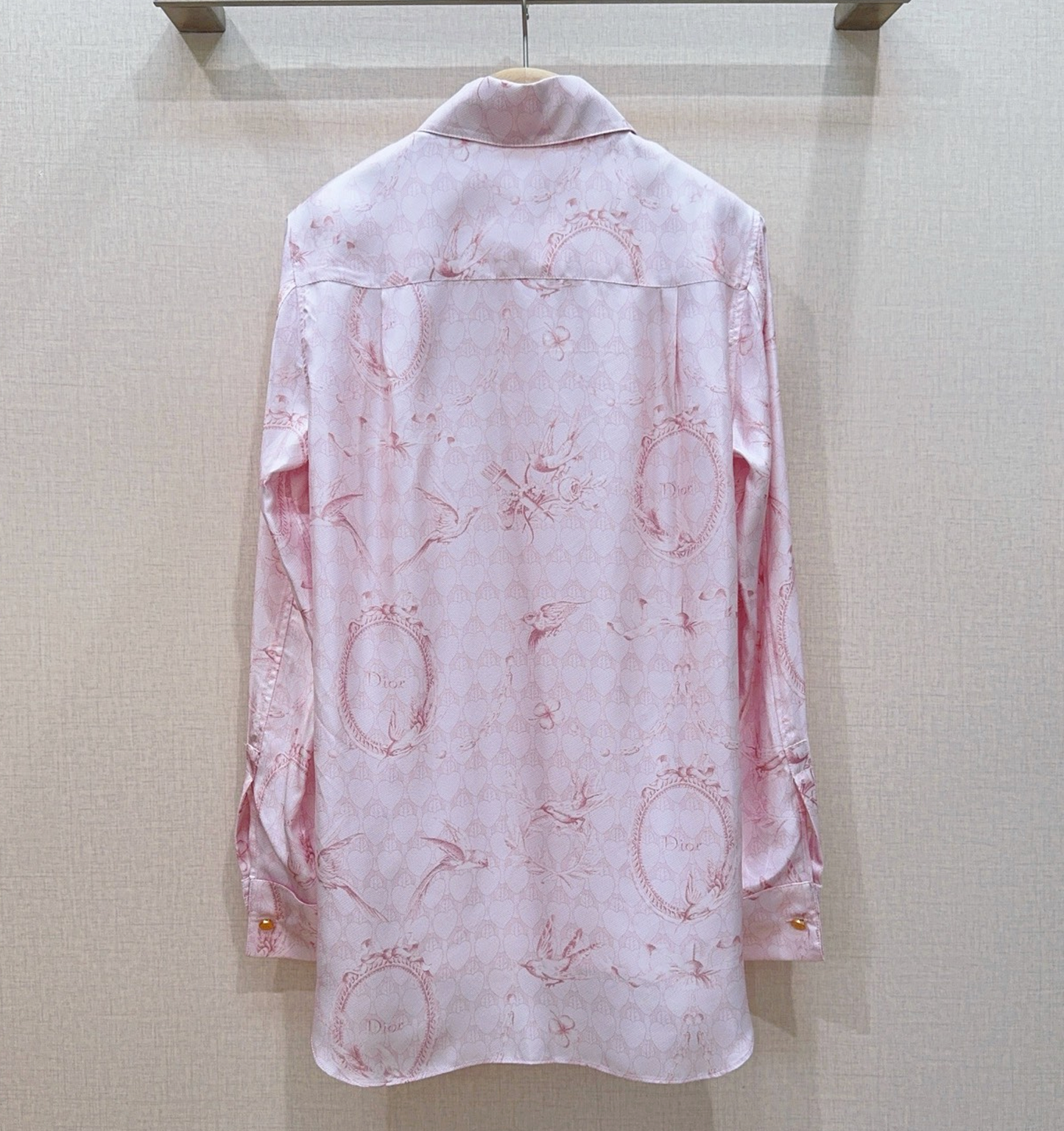 Dior Qixi silk twill blouses