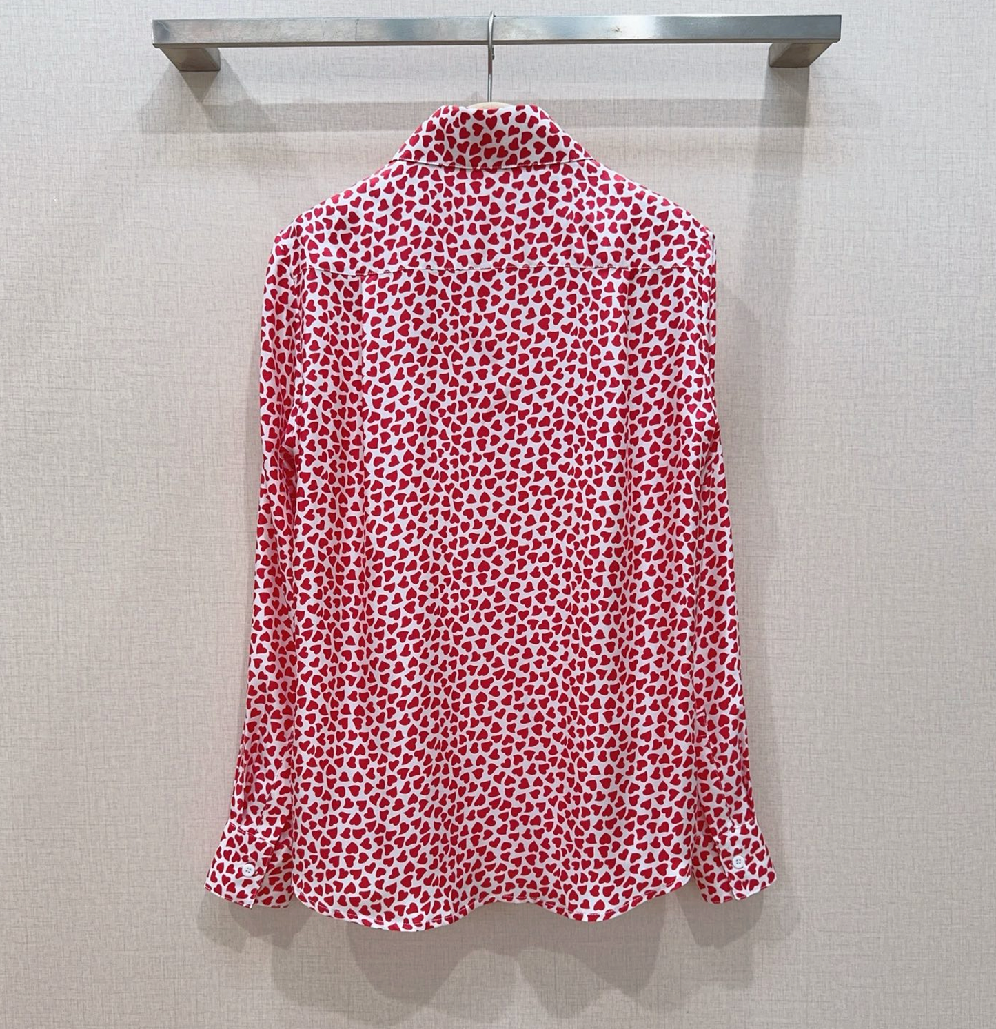 Dior Heart Motif Long-Sleeve Shirt