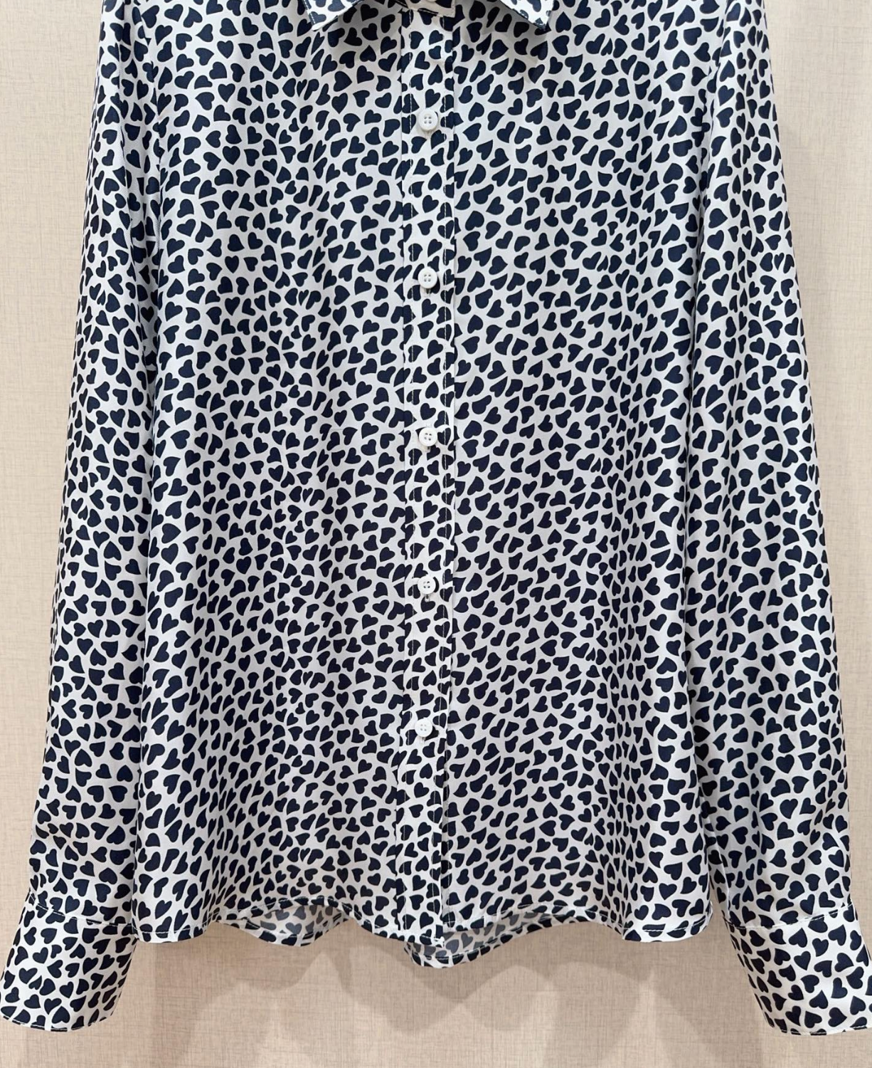 Dior Heart Motif Long-Sleeve Shirt