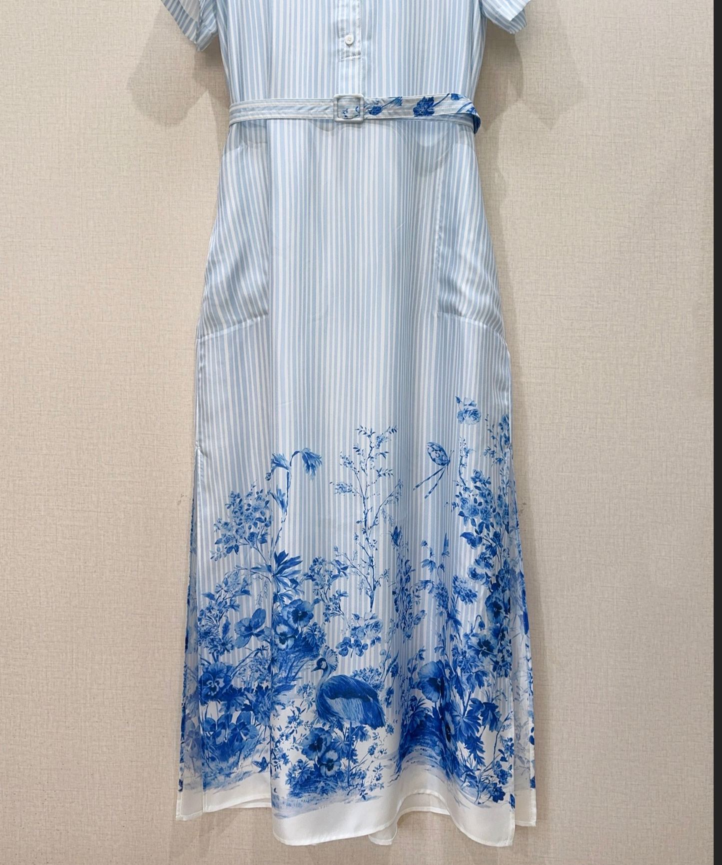 Dior Dioriviera Long Belted Shirtdress