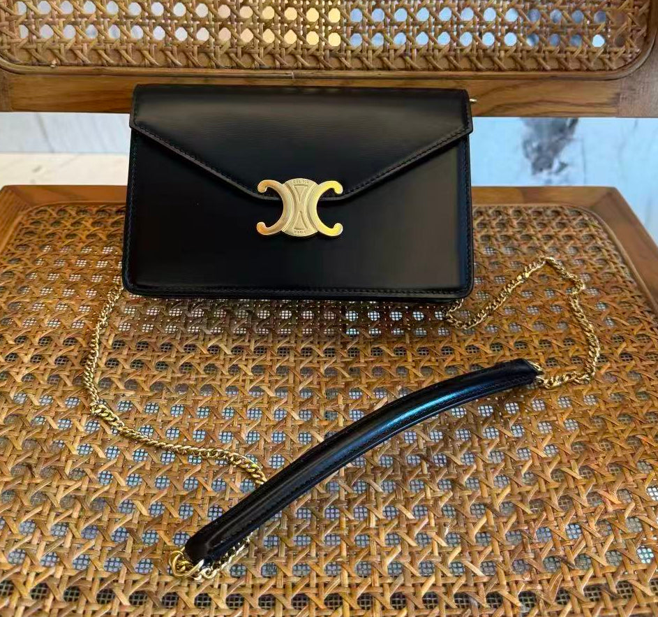 Celine MARGO wallet with chain strap