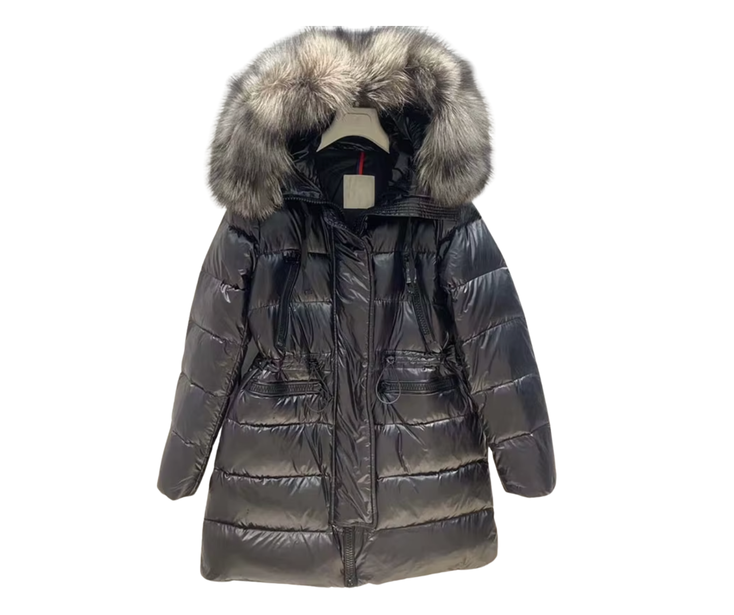 Moncler Aphrotiti hooded fur-collar