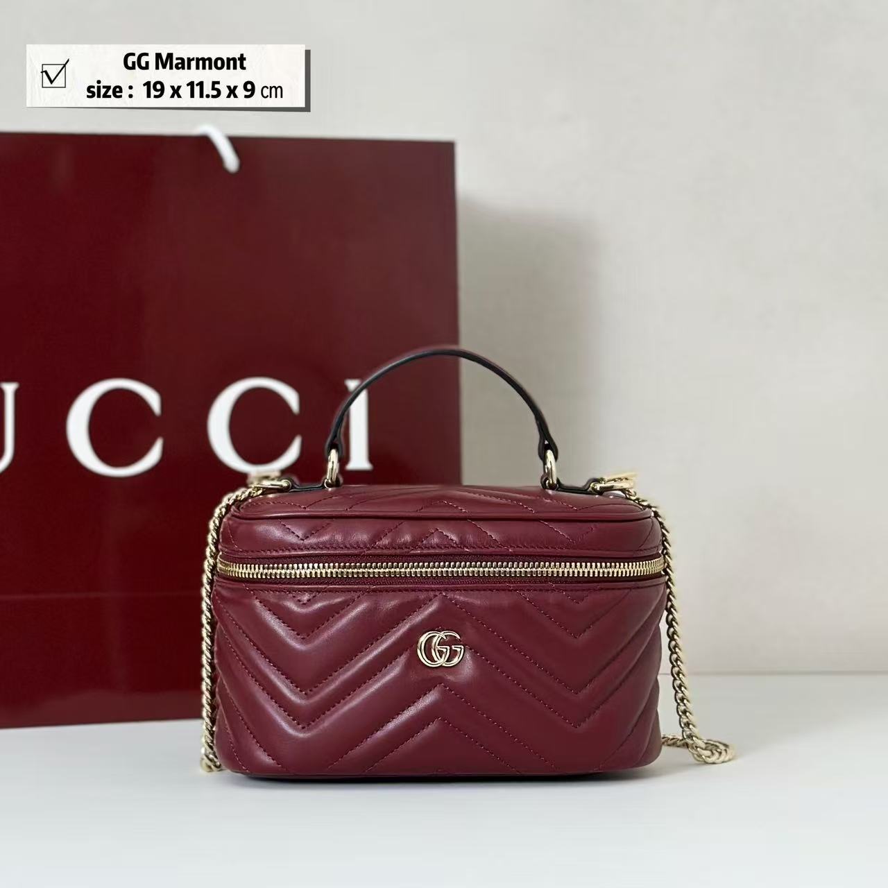 Gucci GG Marmont Mini Vanity Bag