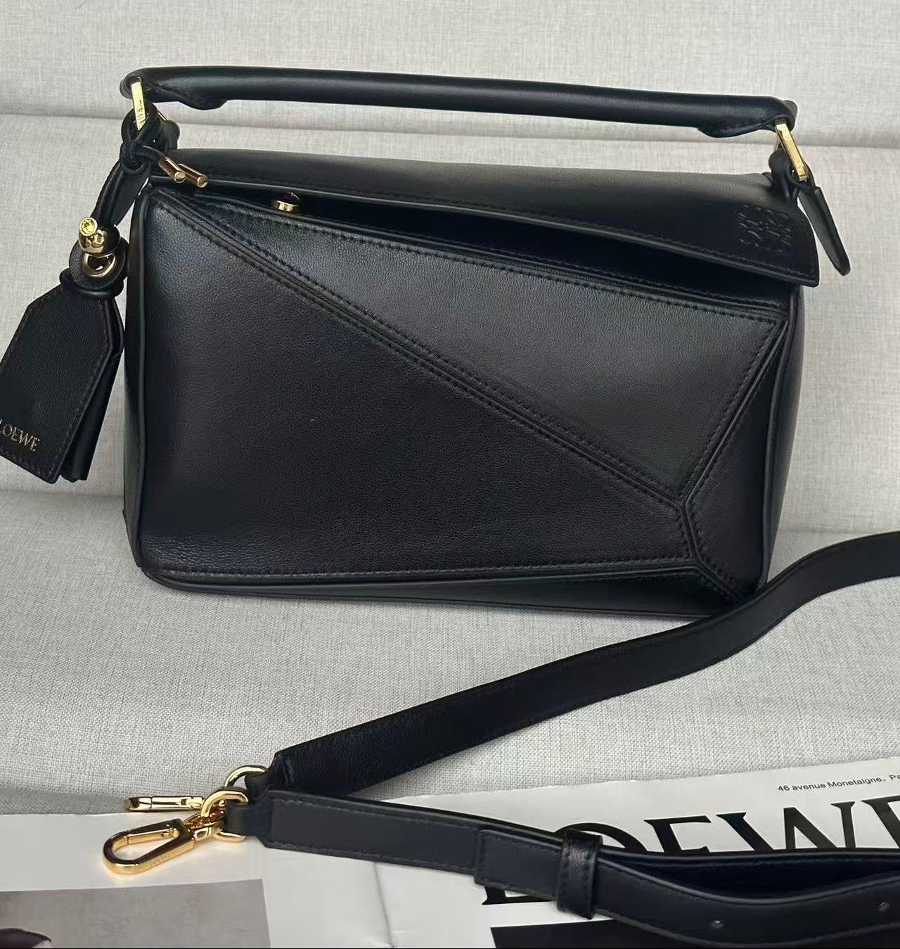 LOEWE Small Puzzle Edge bag
