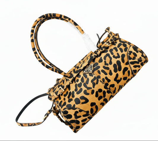 Prada Bonnie medium printed leather handbag