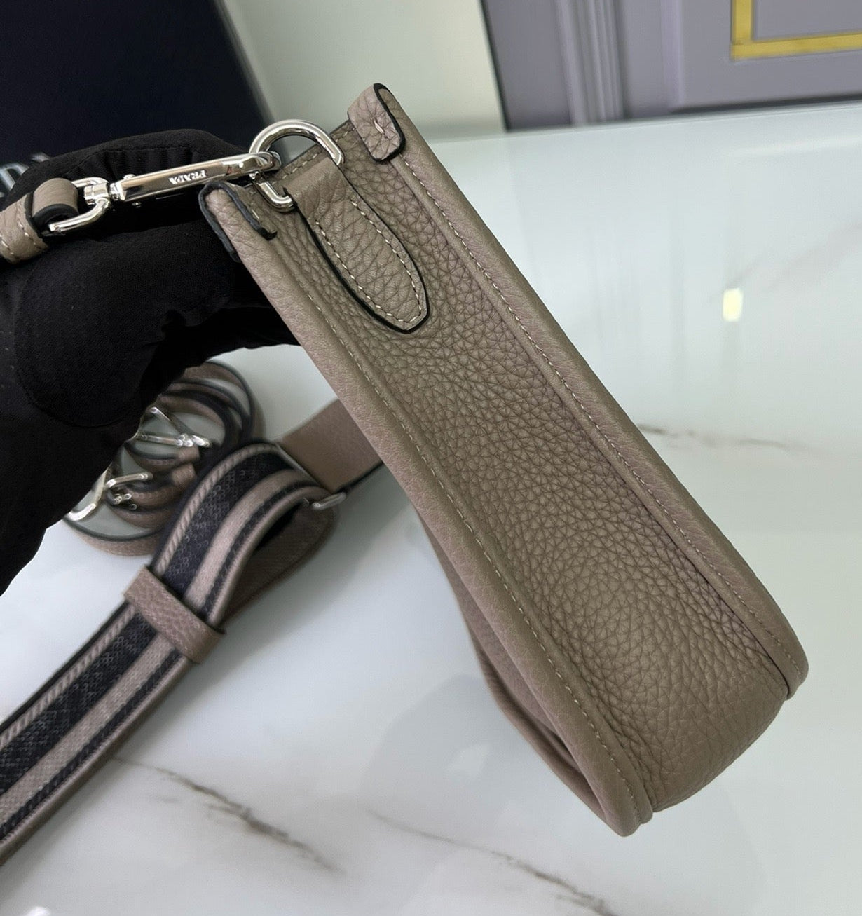 Prada Leather Mini Shoulder Bag