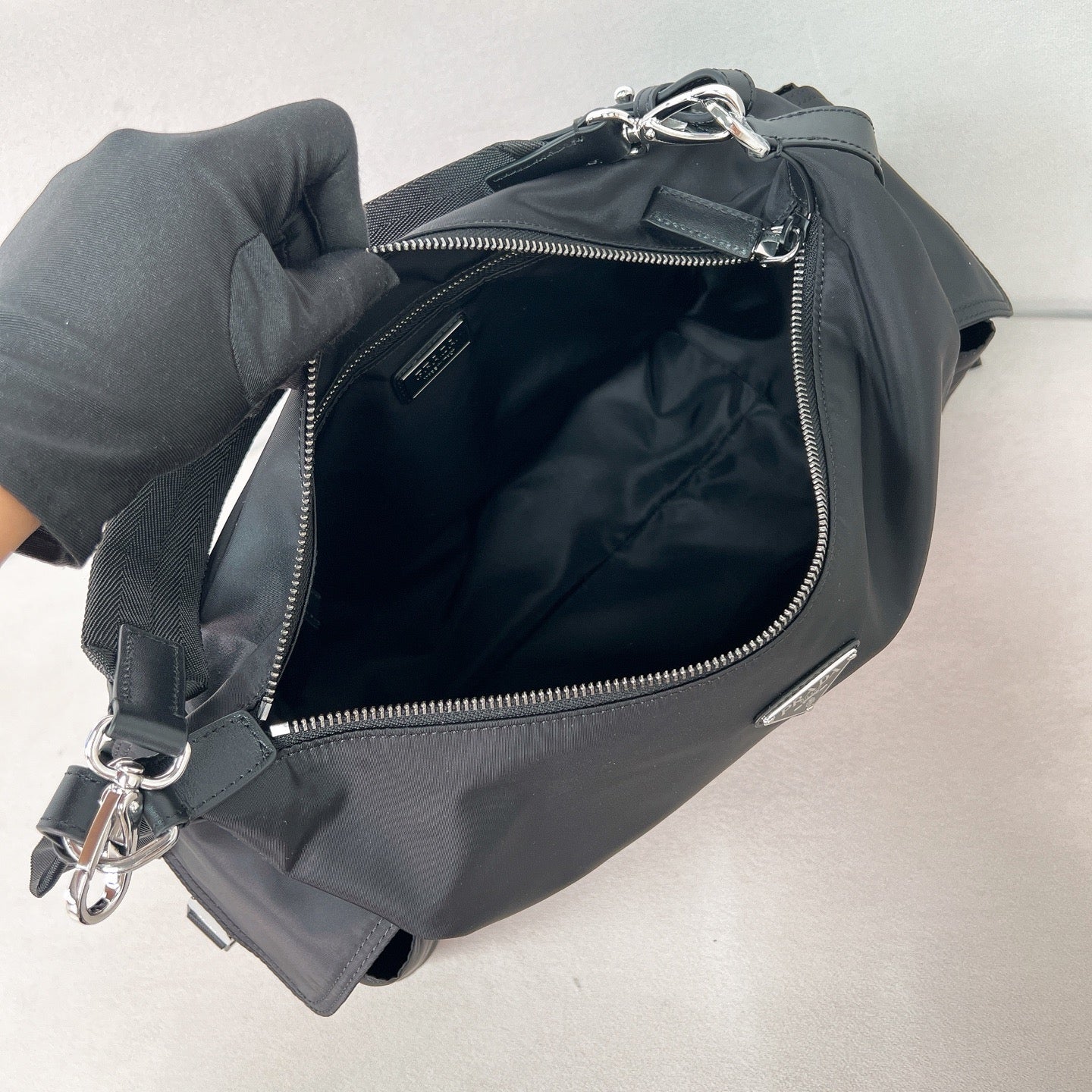 Prada Explore large nappa leather bag