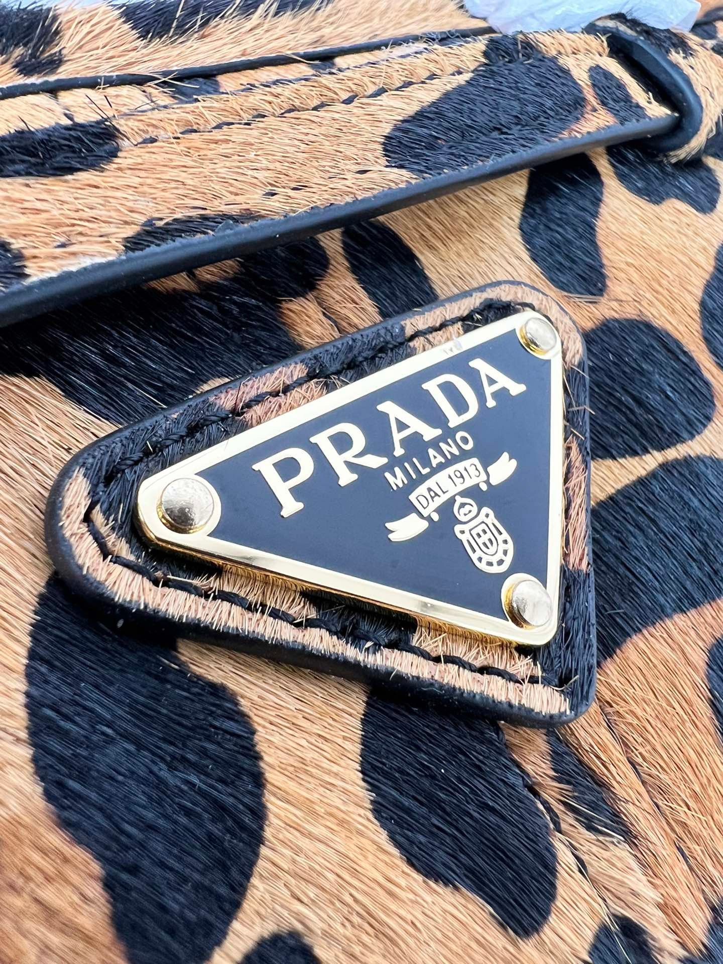 Prada Bonnie medium printed leather handbag