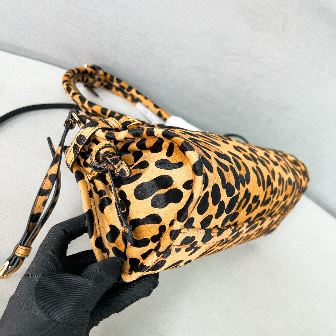Prada Bonnie medium printed leather handbag