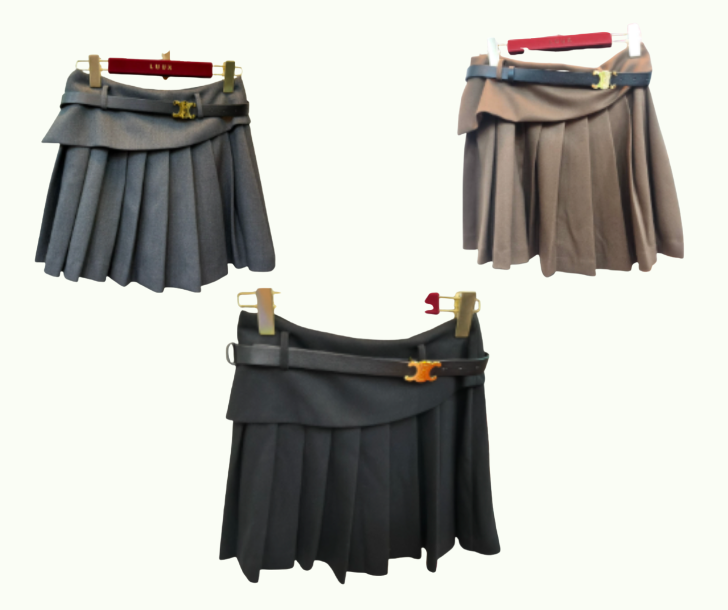 Celine Pleated Mini Skirt