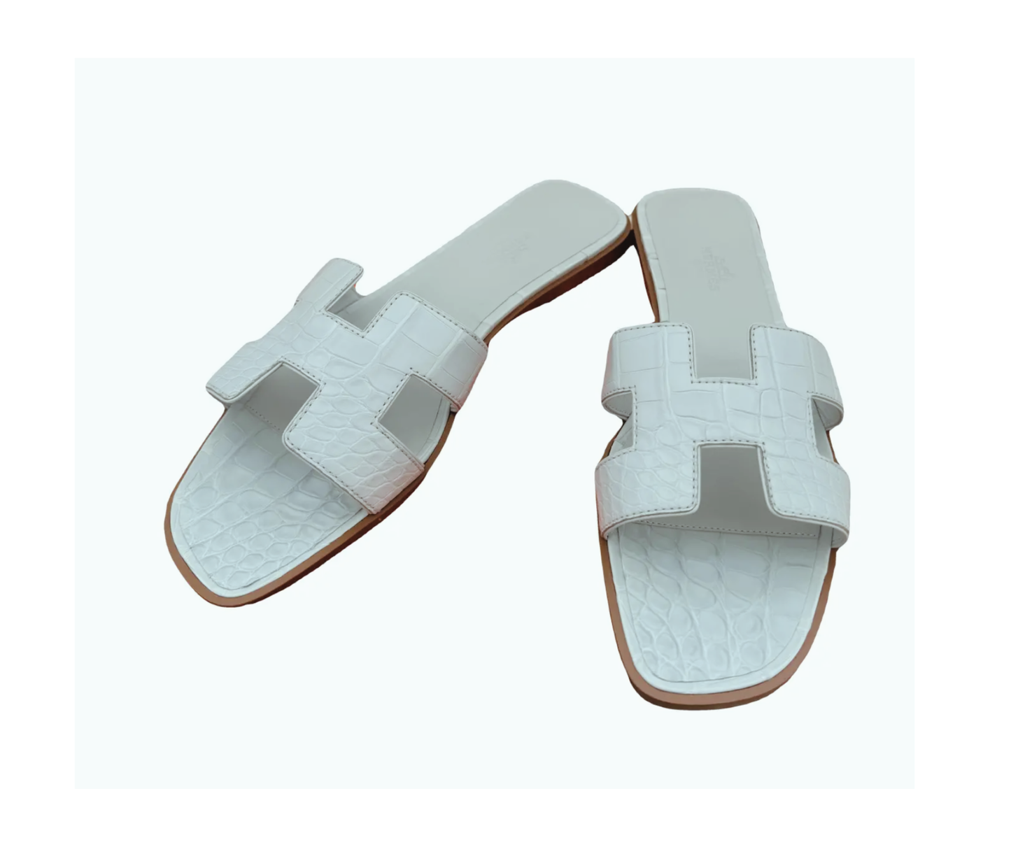 Oran Sandals Bubblegum Matte Alligator